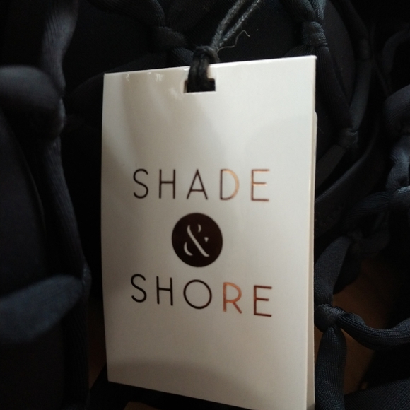 NWT Shade & Shore Caged Swimsuit Bikini Halter Top - Picture 7 of 8